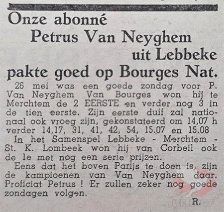 Aandacht voor een trouwe "abonné".