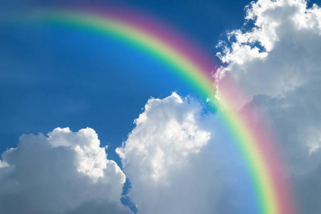 Alle kleuren van de regenboog. Alle kleuren van de regenboog.