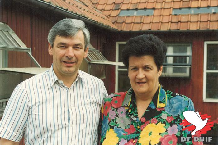 Albert en Francine in vervlogen tijden.