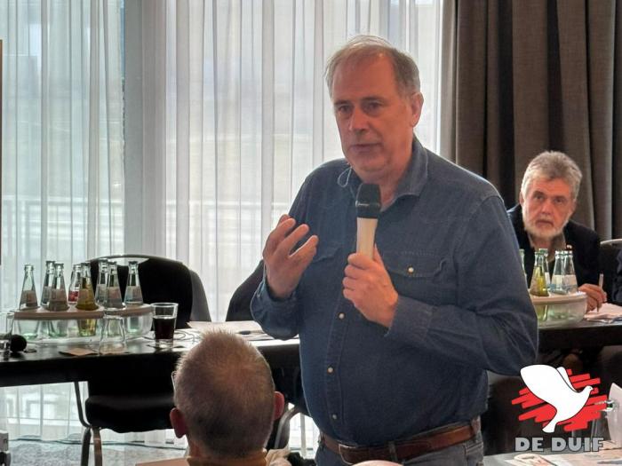 Nieuwe bestuur biedt weer onderdak aan fci, zetel wordt weer gevestigd in Halle. Op de foto voorzitter Johan De Schouwer.