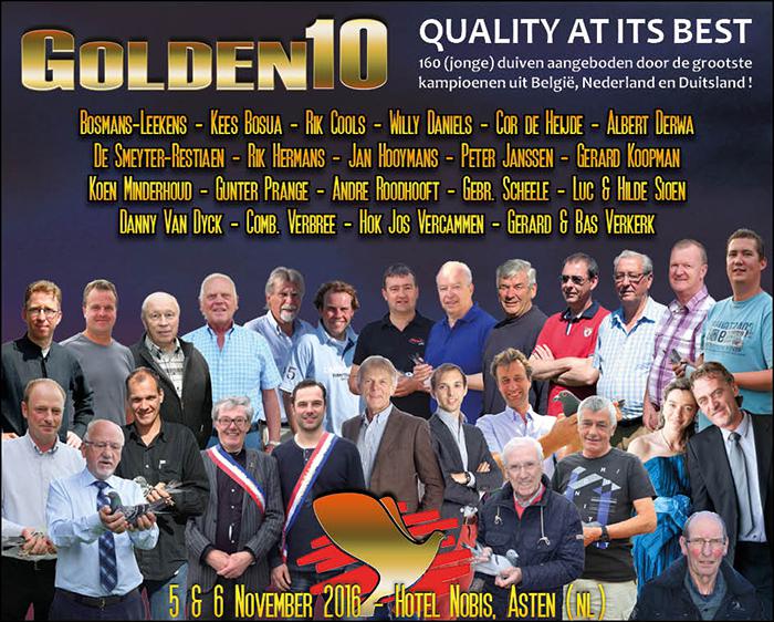 Golden Ten aankondiging