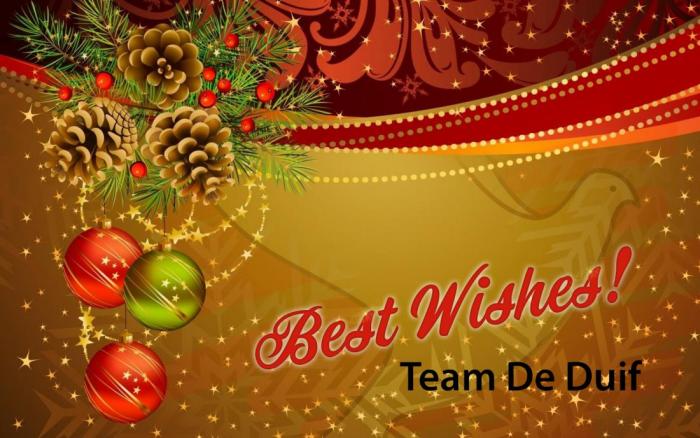 Kerstkaart De Duif