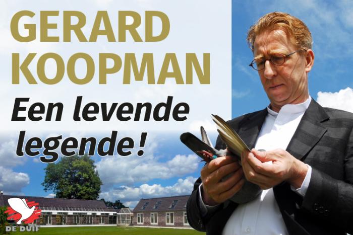 Gerard Koopman, een levende legende. Gerard Koopman, een levende legende.