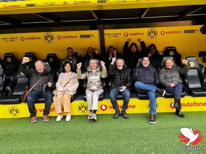 Team De Duif visiting the Signal Iduna Park, home base for Borussia Dortmund!