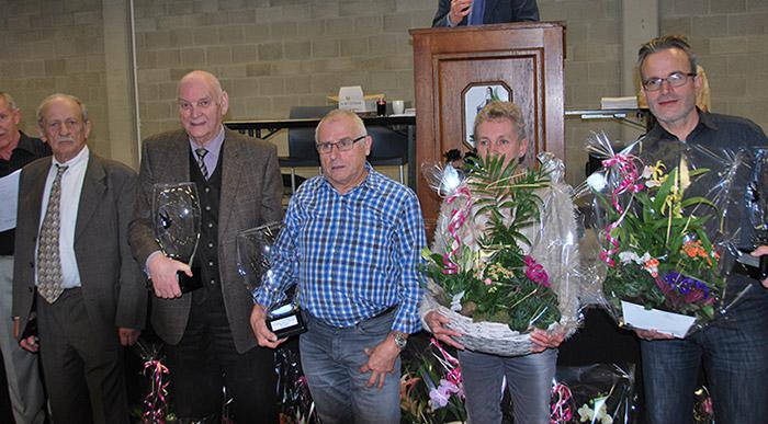 Algemene Kampioenen kleine halve fond zone west : Willy Van Berendonck (oude), Jos Hens (jaarse), Eddy Janssens (jonge)