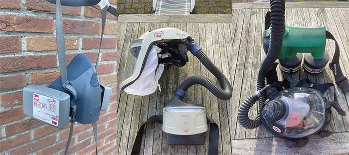 De verschillende maskers die Foppe gebruikt. De verschillende maskers die Foppe gebruikt.