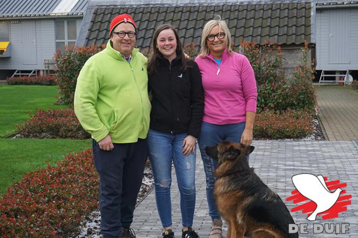 Lisa bij Bart en Nance Van Oeckel.