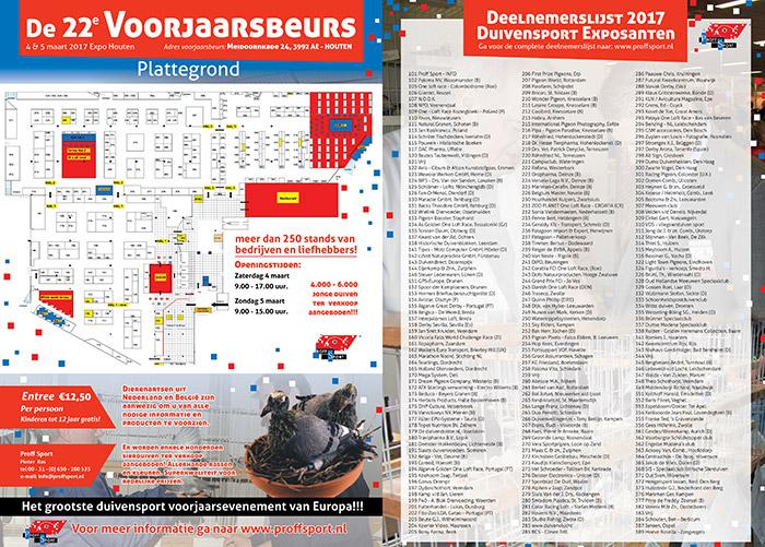 Plattegrond voorjaarsbeurs Houten