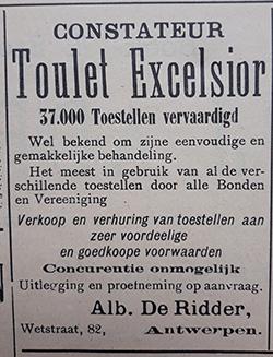 Advertentie uit De Duif van 1914