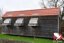 De hokken in Beveren-Leie.