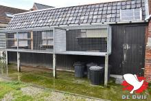 Het kweekhok in Ichtegem.