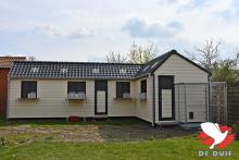 Het nieuwe hok waarop in 2022 zal gespeeld worden.