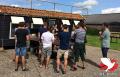 Gebroeders Homma met vrienden