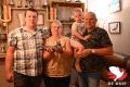 De familie Nadine Wauters kon de flessen ontkurken met hun 1e nationaal Brive jaarlingen!